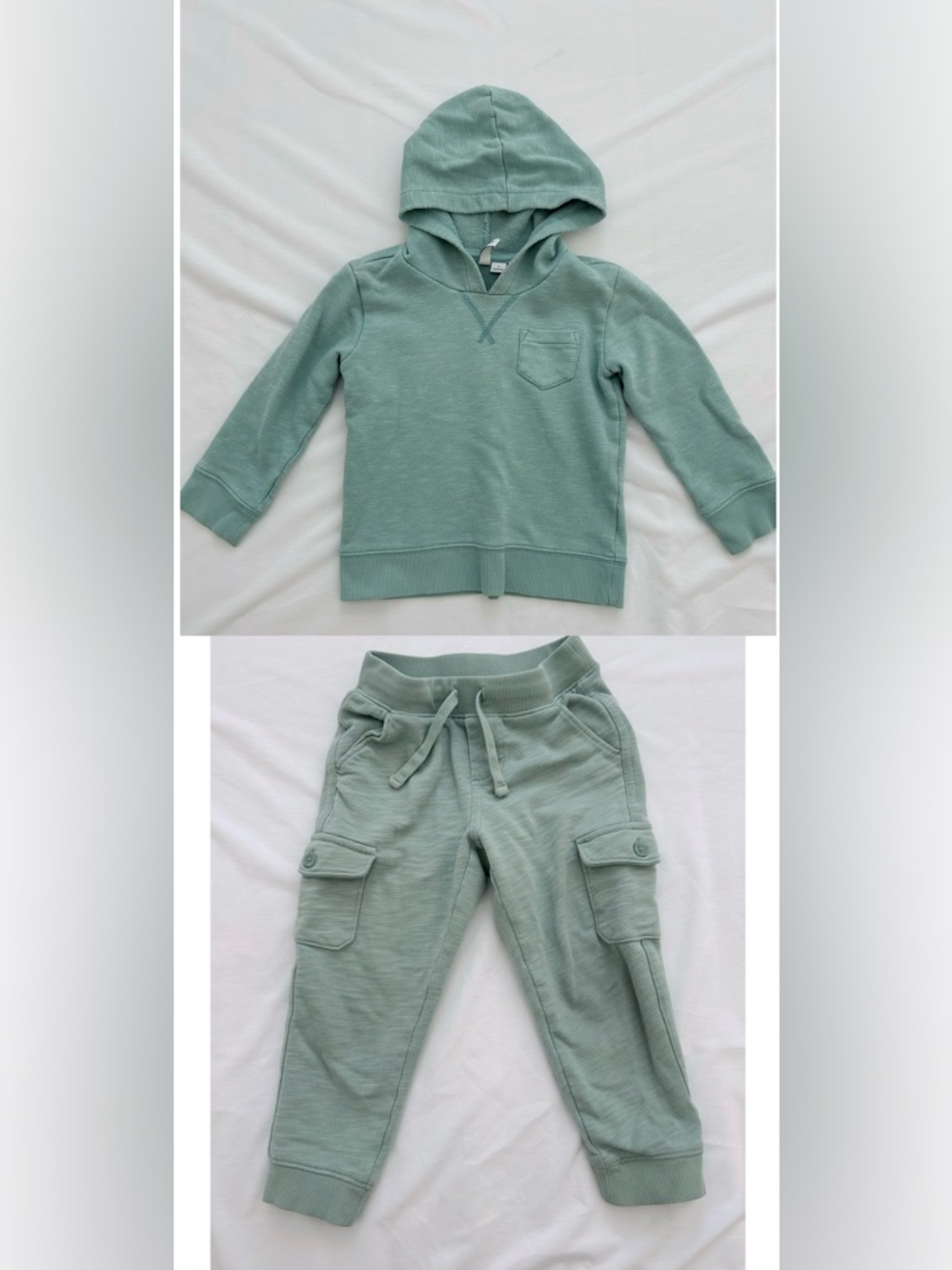 Janie and Jack Mint Green Hoodie and pant